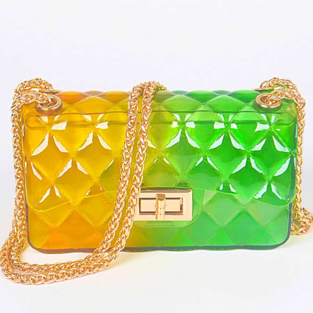 Green Yellow Colorful Jellybag